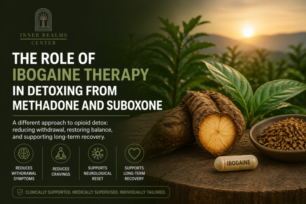 Read more about the article The Role of Ibogaine Therapy in Detoxing from Methadone and Suboxone